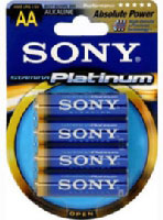 Sony Stamina Platinum Alkaline batteries AM3PTB4A Sony Stamina Platinum Alkaline batteries AM3PTB4A